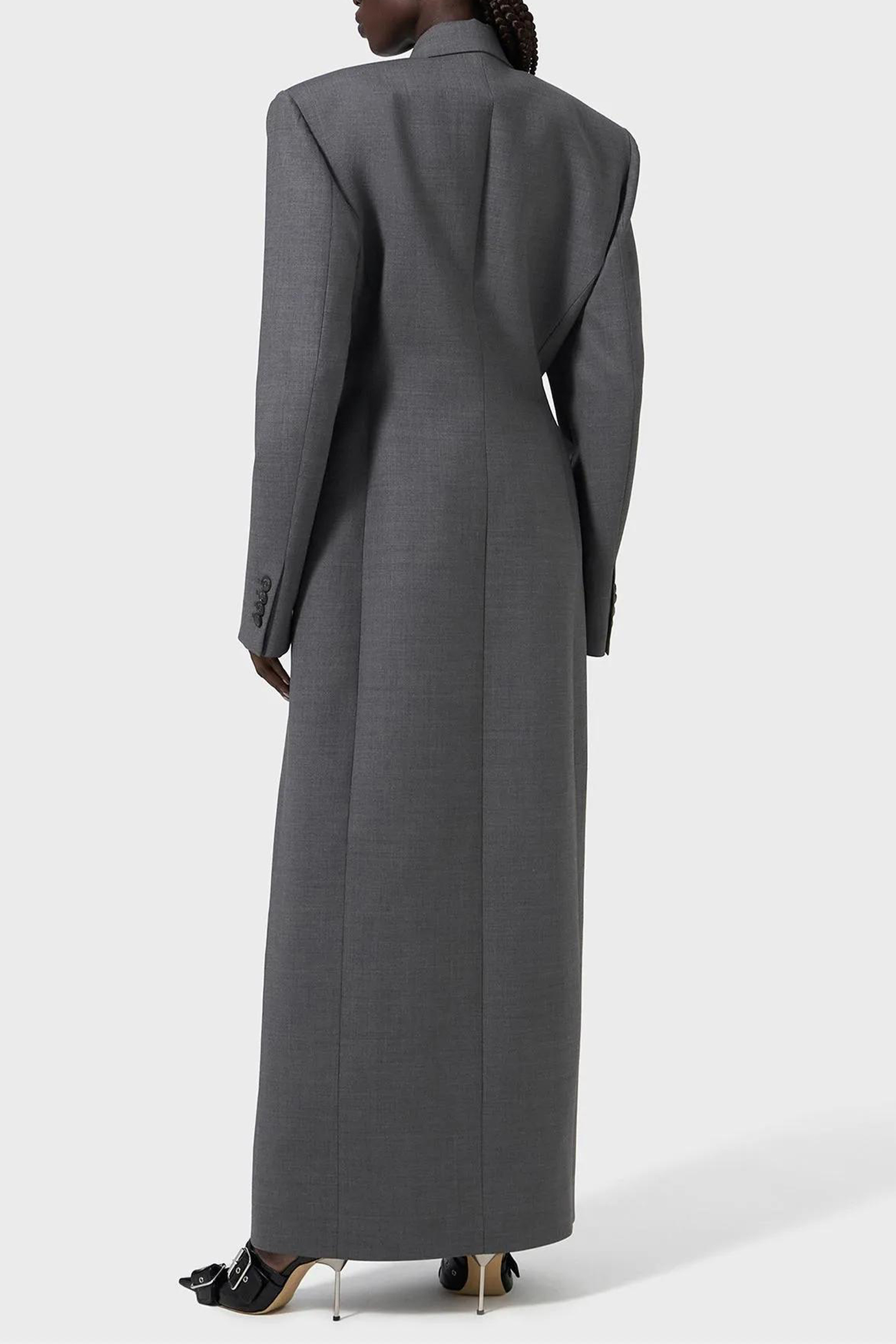 Solid Bottom Long Sleeve Coat