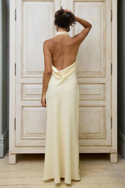 Floral Swing Collar Sleeveless Maxi Dress