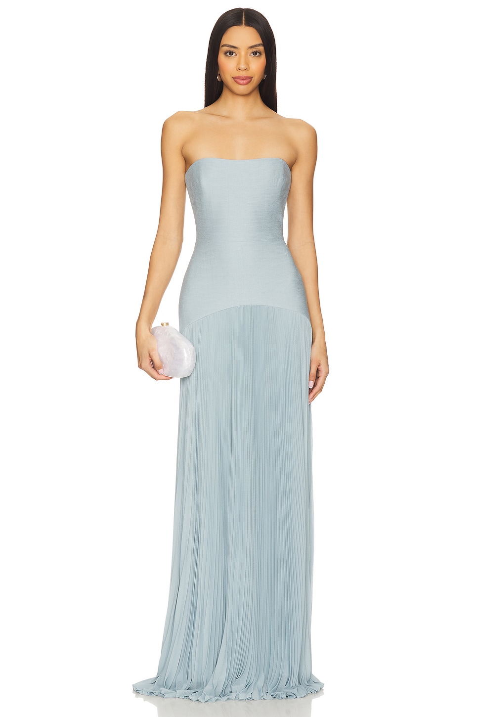 Solid Splicing Off Shoulder Maxi Dress