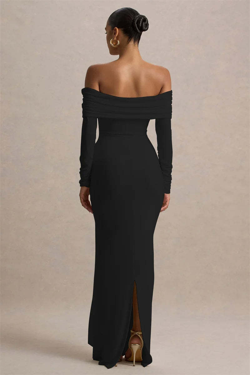 Solid Jersey Knotted Maxi Dress