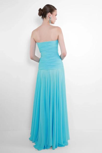 Gathering Solid Sleeveless Maxi Dress