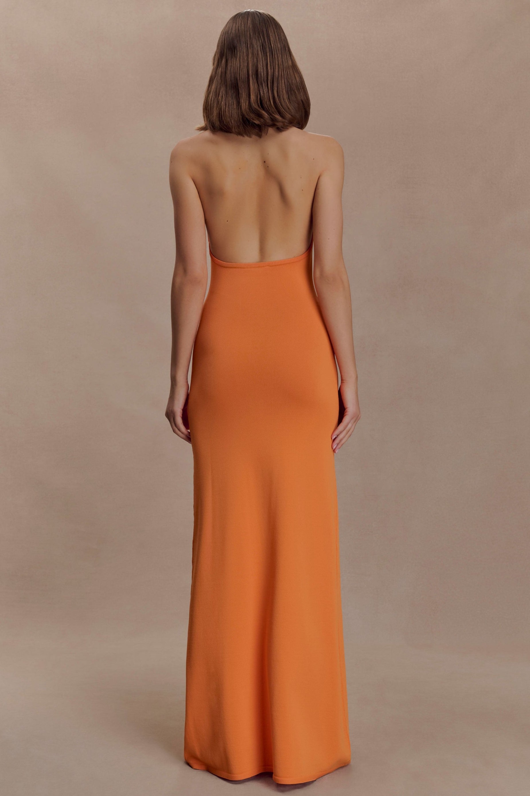 Solid Asymmetrical Neck Gathering Maxi Dress