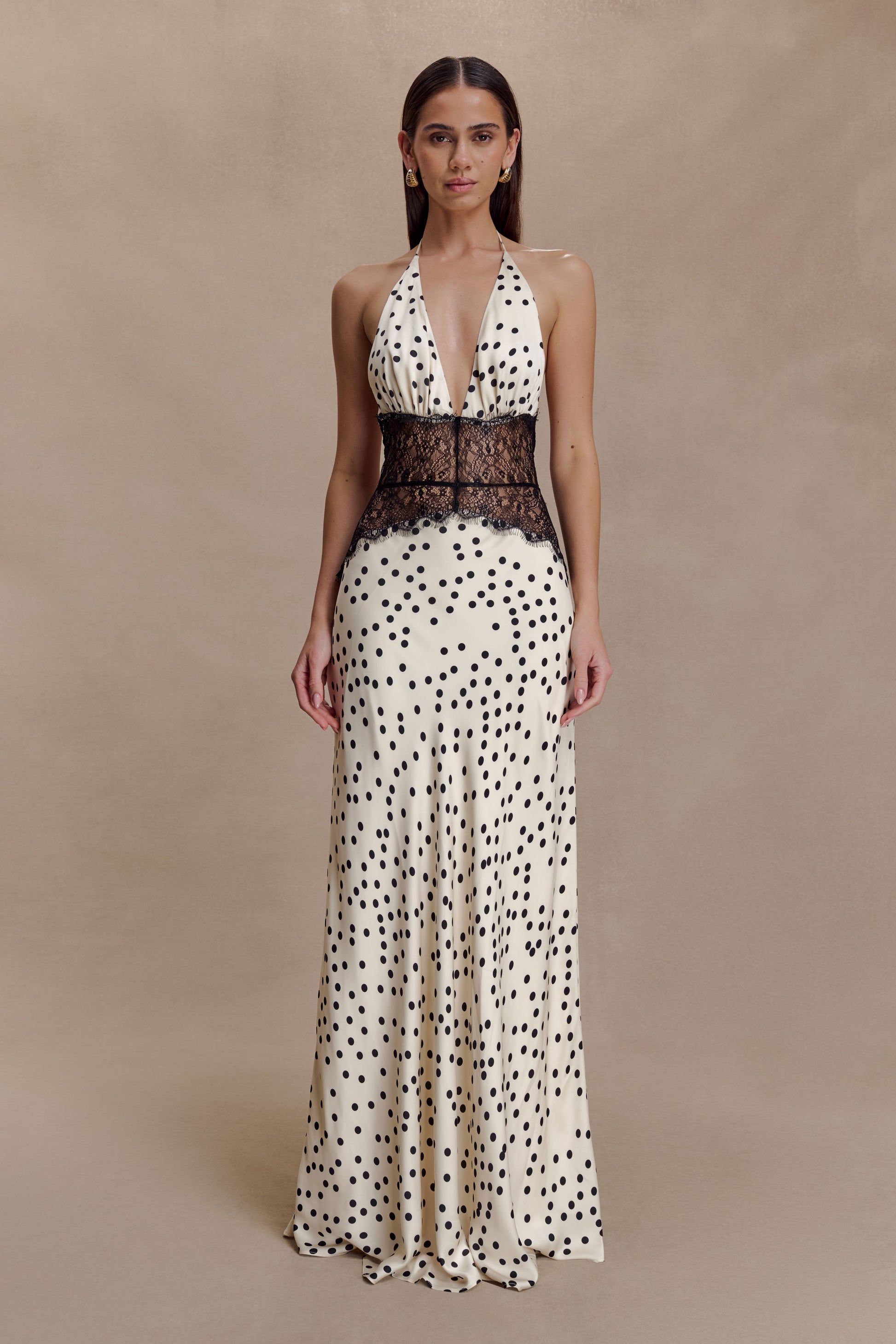 Floral Lace Up Tiered Ruffle Hem Cami Maxi Dress – JardinVue