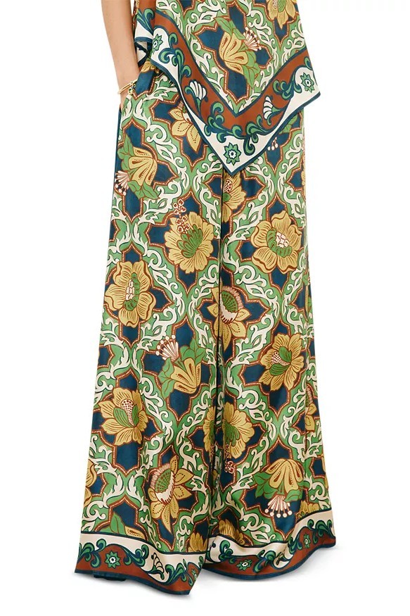 Halter Neck Stand Collar Top & High Waist  Pants Set