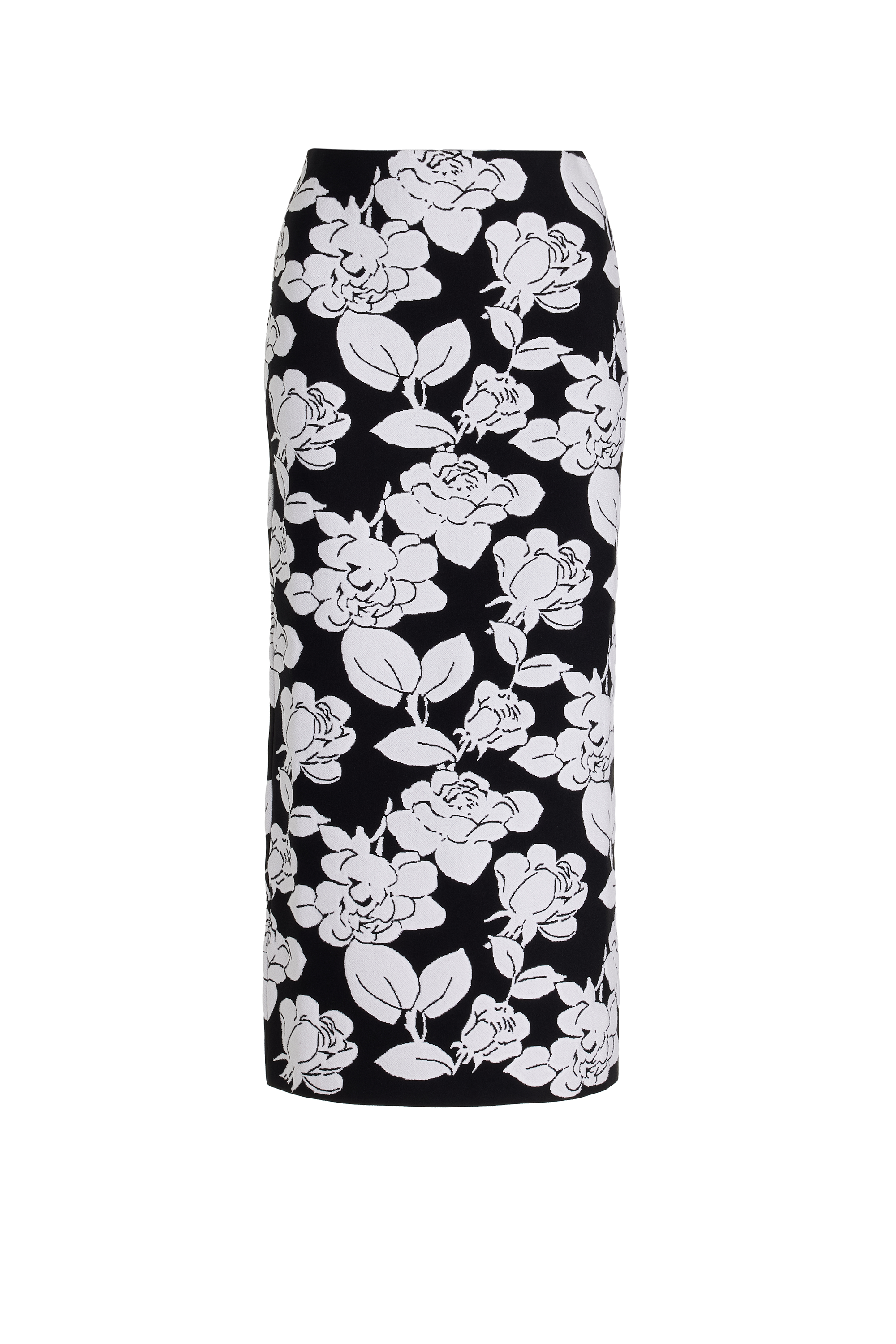 Floral Crop Cardigan & High Wasit Midi Skirt Set