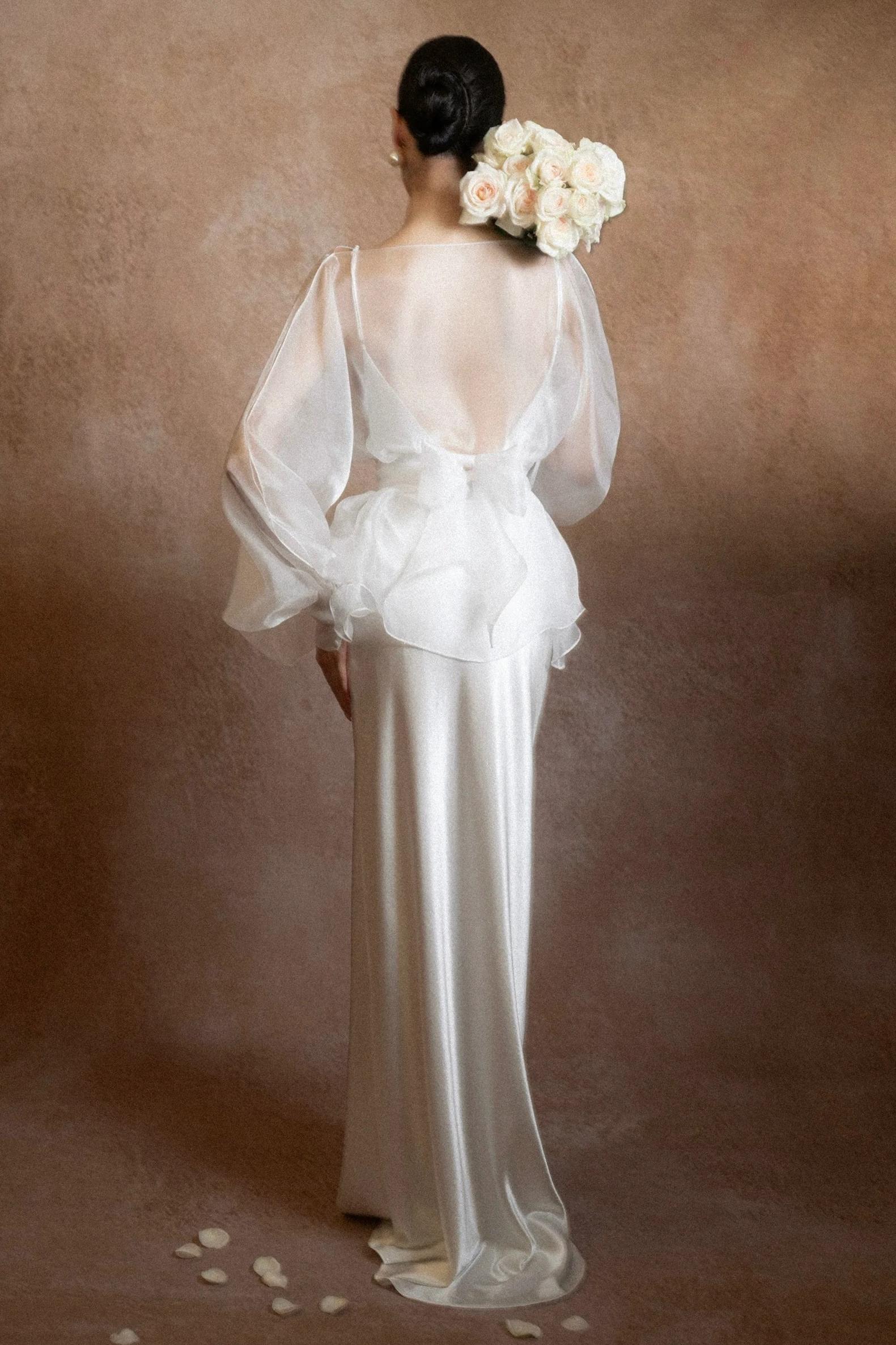 Boat Neck Lantern Sleeve Maxi Dress With Belt