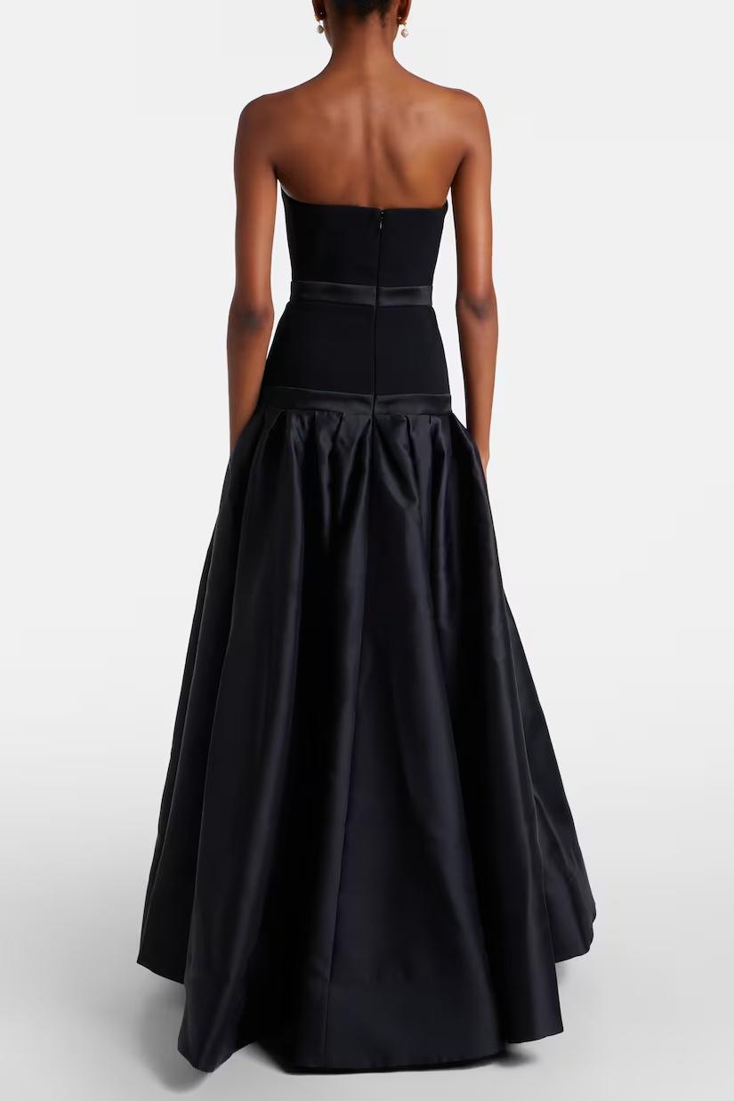 Bow Strapless Maxi Dress