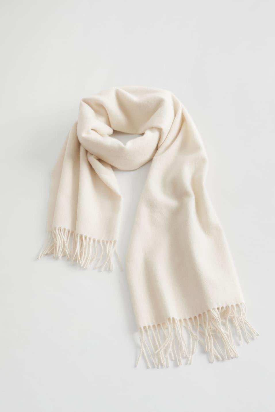 Knit Solid Long Plush Scarf