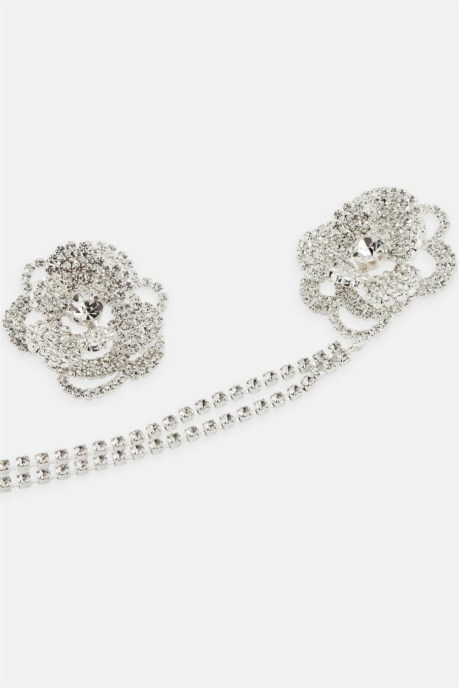 Irregular Shape Tassel Drop Earrings