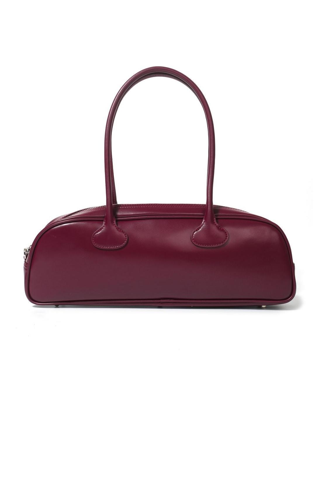 Solid Faux Leather Tote Clutches