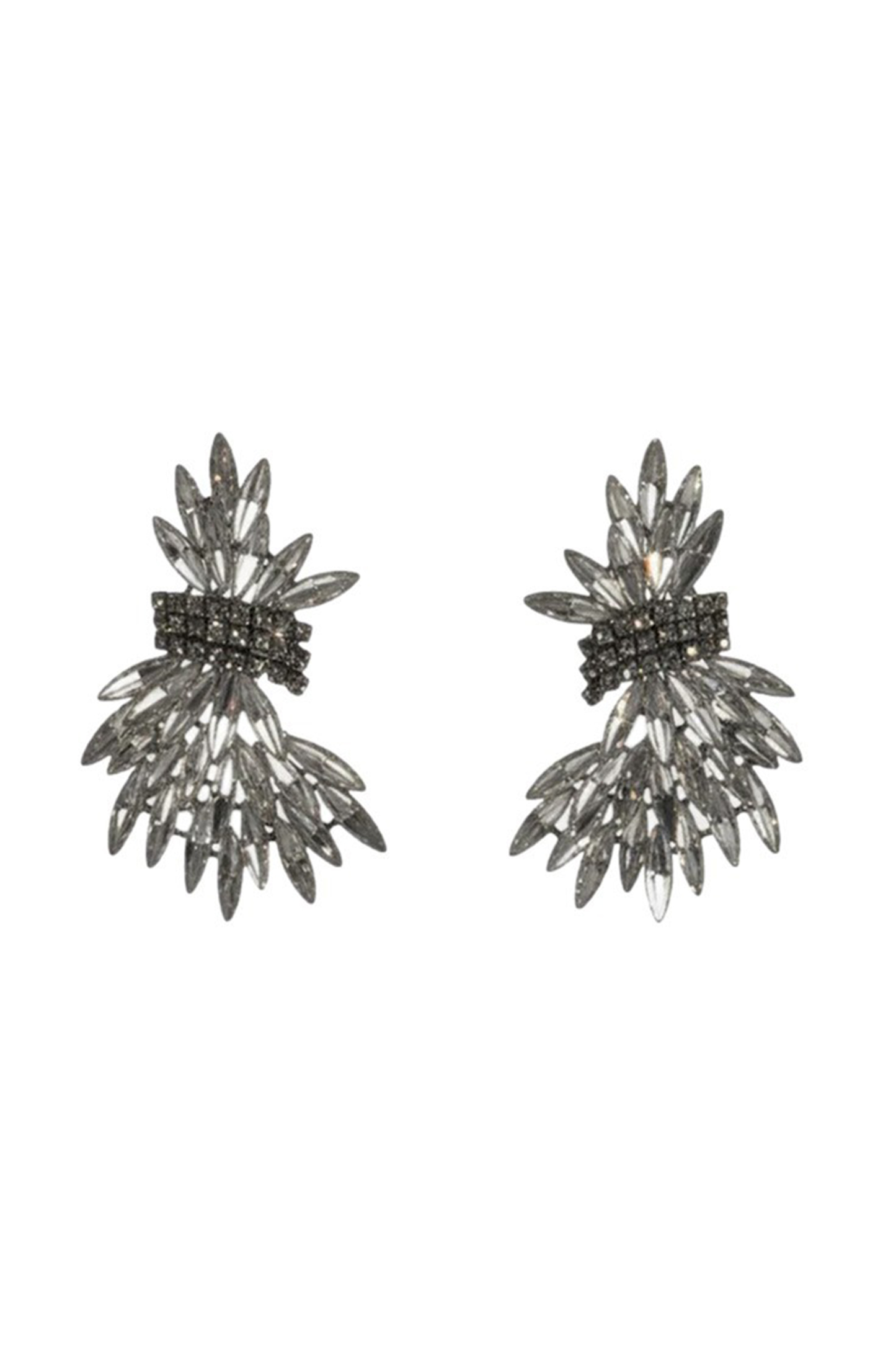 Faux Diamond Irregular Shape Stud Earrings