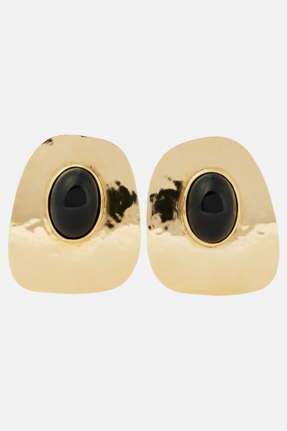 Vintage Irregular Shape Metal Earrings
