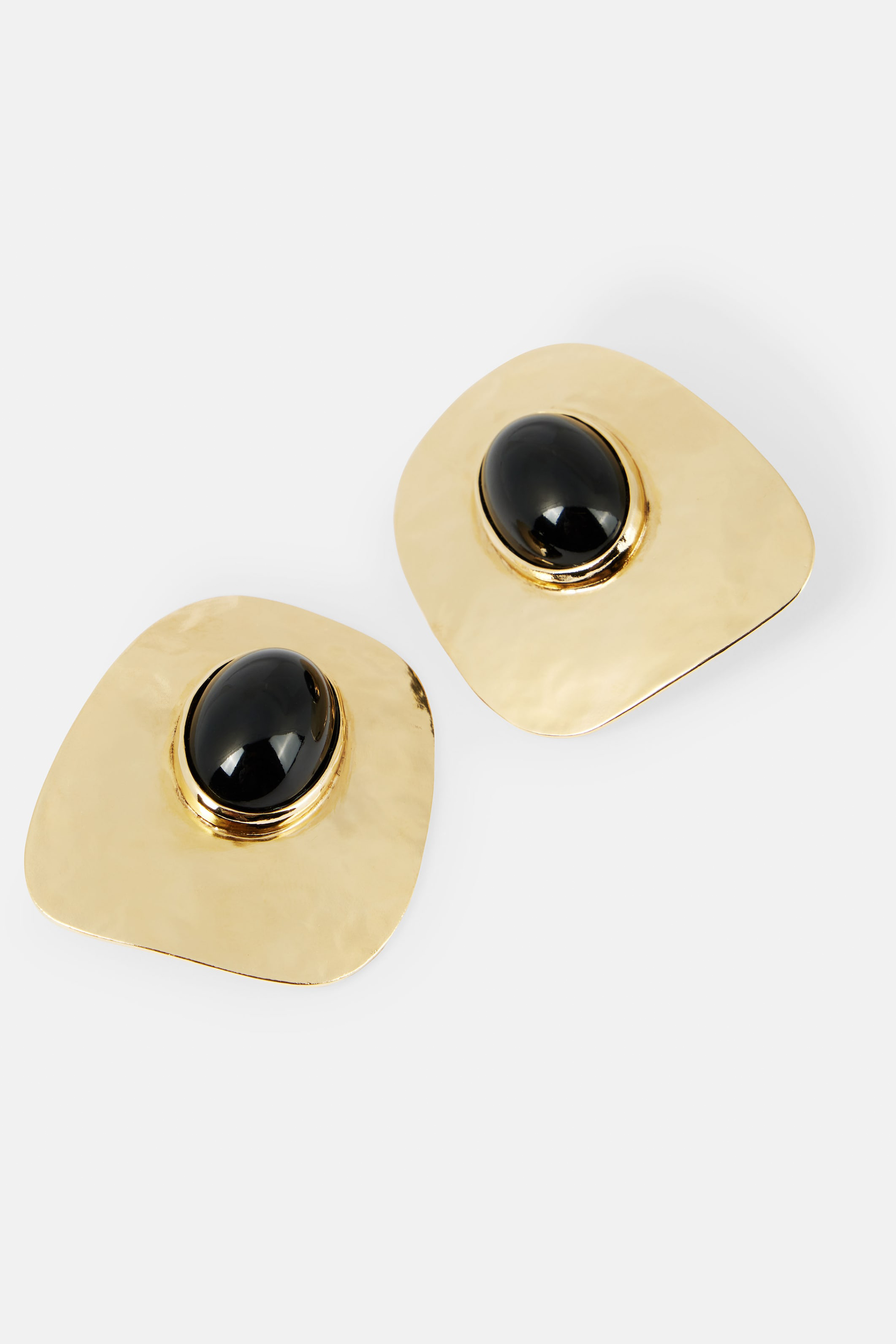 Vintage Irregular Shape Metal Earrings
