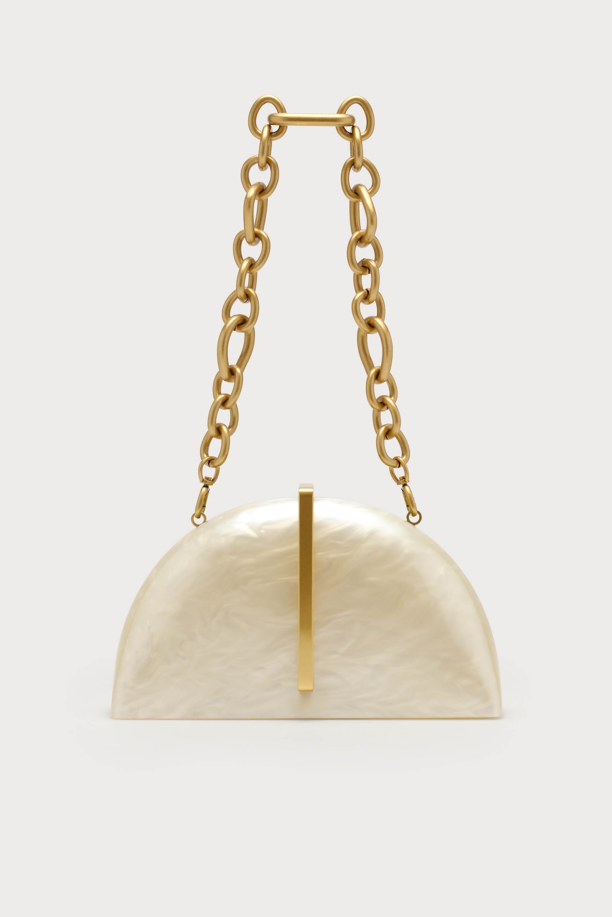 Acrylic Metal Semicircle Bag