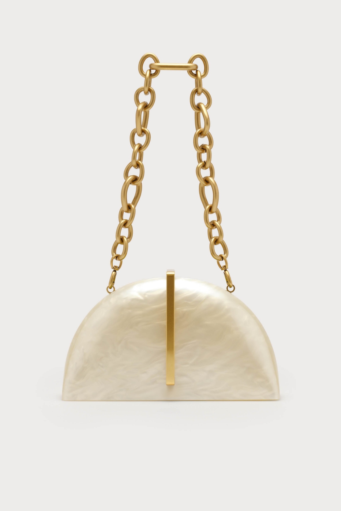 Acrylic Metal Semicircle Bag