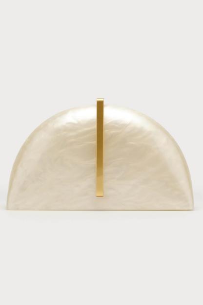 Acrylic Metal Semicircle Bag