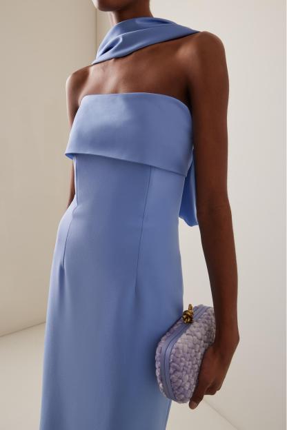 Solid Satin Sleeveless Maxi Dress