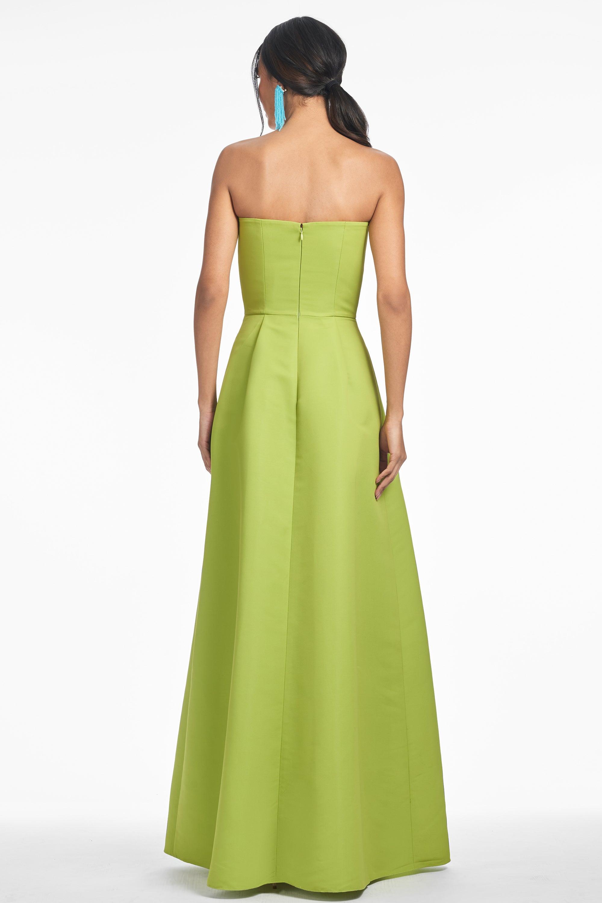 Floral Strapless Maxi Dress