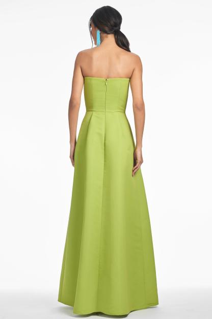 Floral Strapless Maxi Dress