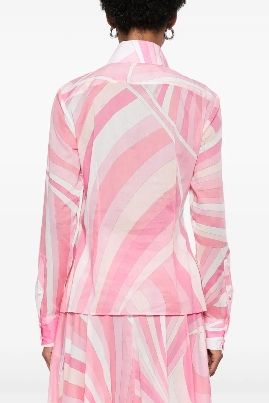 Geometric Patterns Flapped Top & Maxi Skrit Set