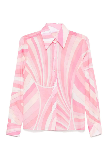 Geometric Patterns Flapped Top & Maxi Skrit Set