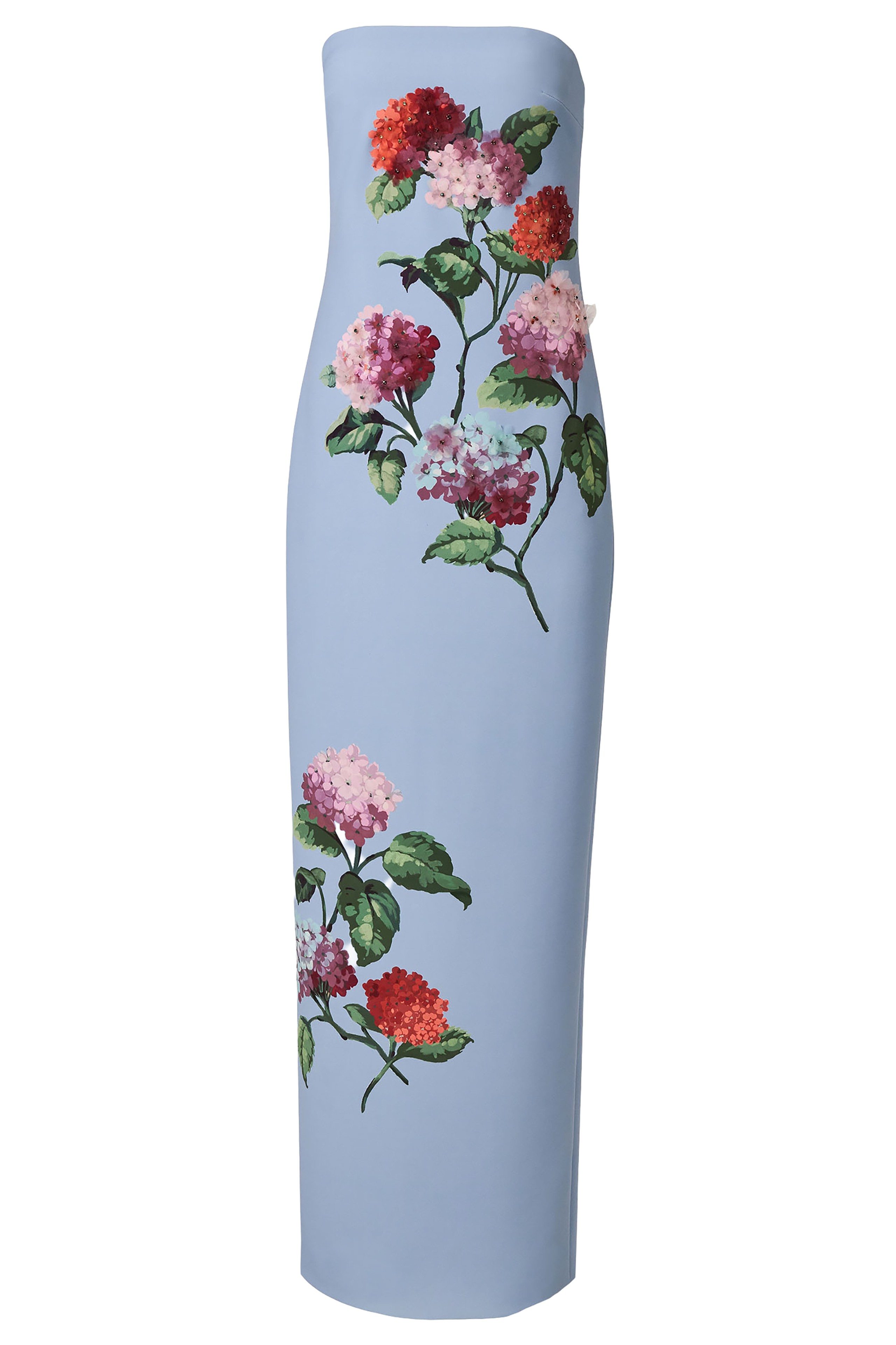 Floral Off Shoulder Slit Maxi Dress