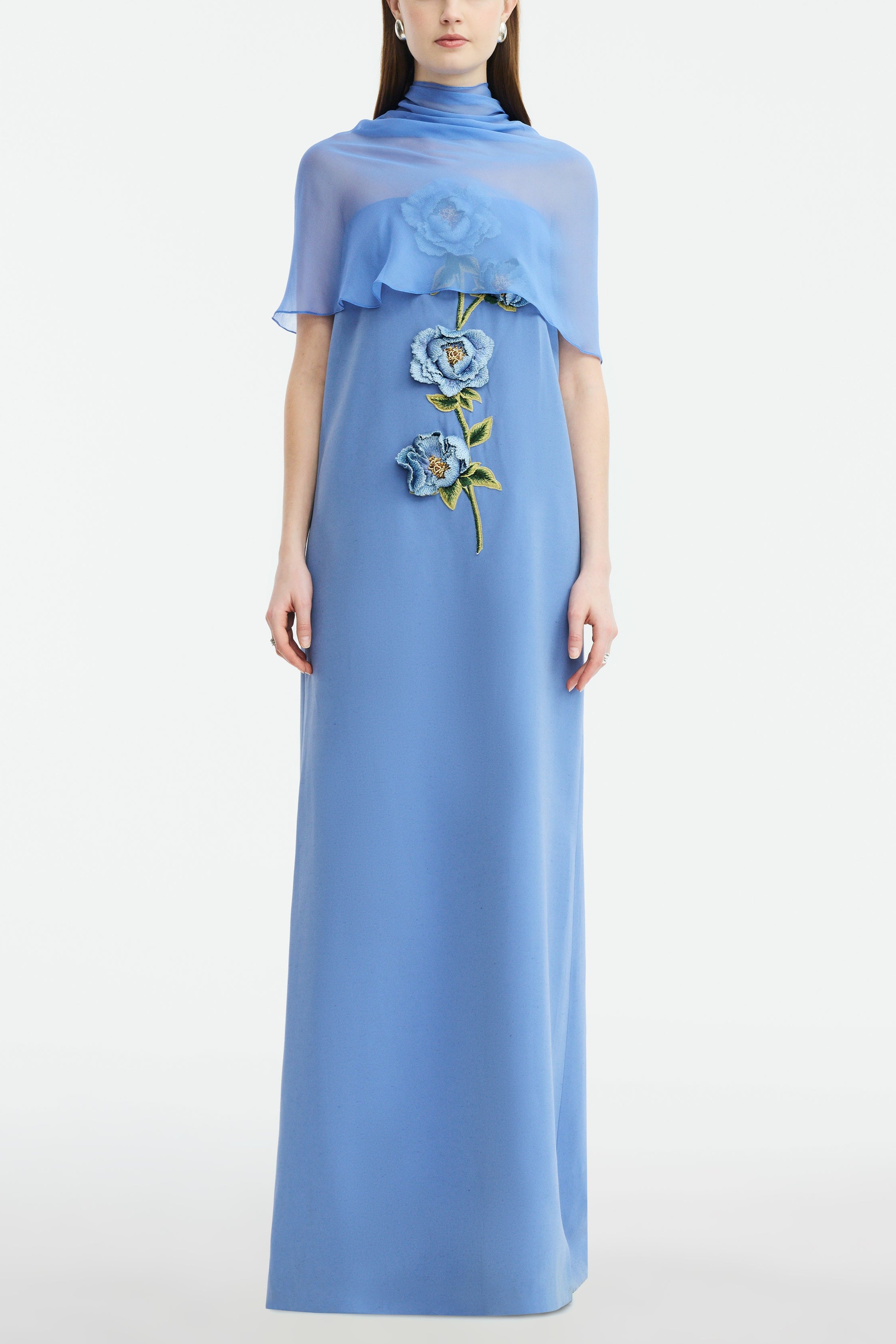 Tube Top Backless Layered Ruffle Maxi Dress  JardinVue