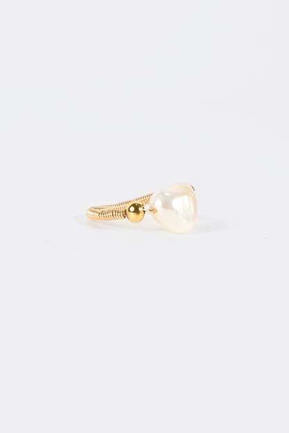 Natural Pearl Beaded Ring