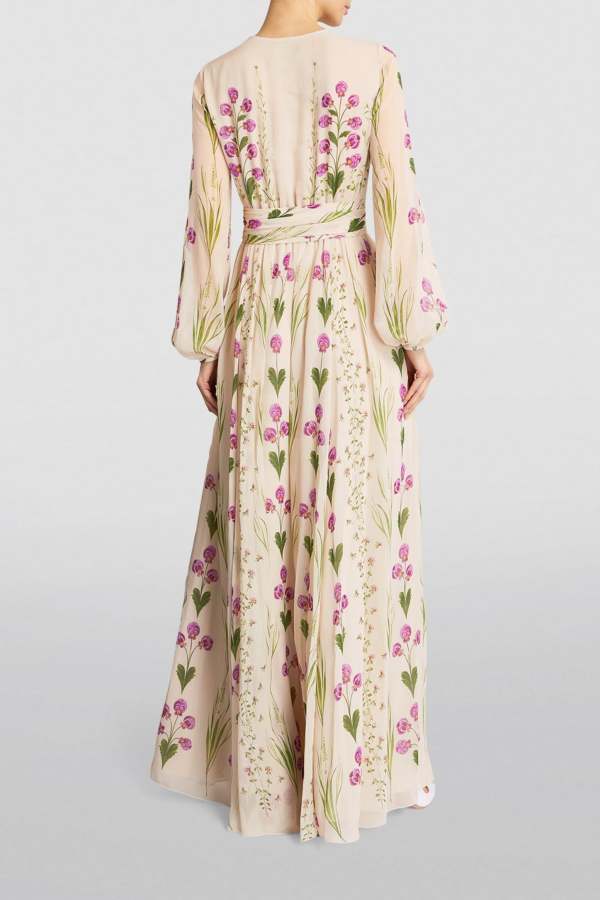 Floral Print Long Sleeve Maxi Dress – jardinvue