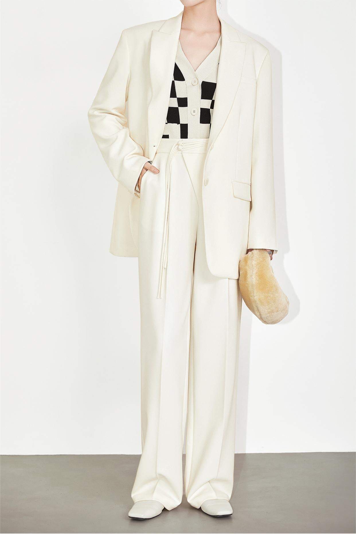 High Waist Solid Pants