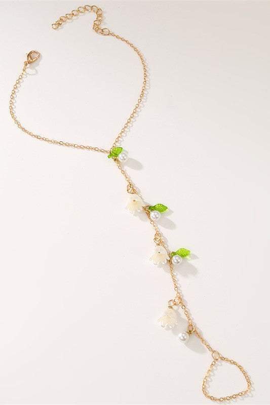 Faux Pearl Bell Orchid Accessory Set