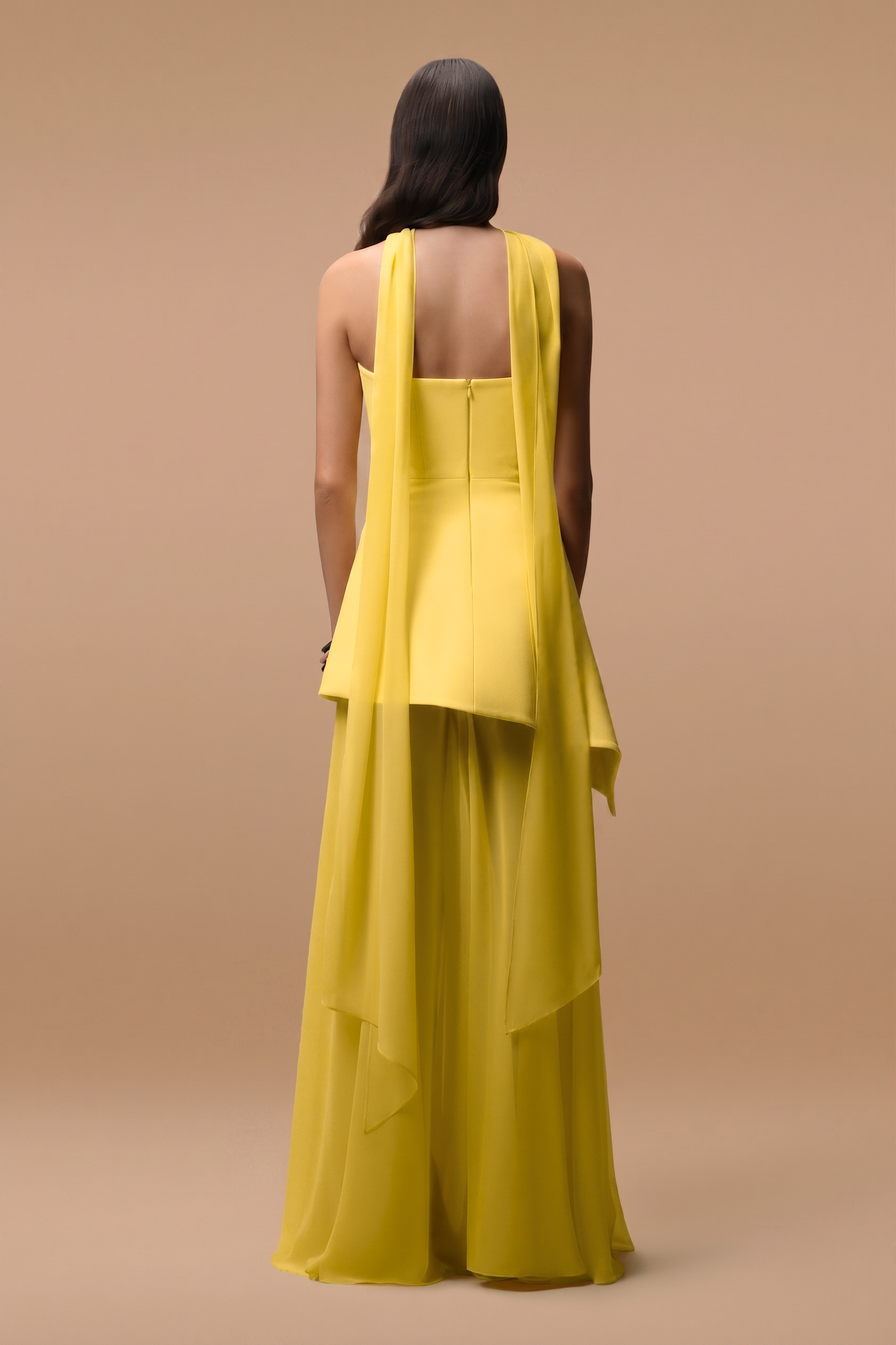 Solid Off-Shoulder Tie-Up Maxi Dress