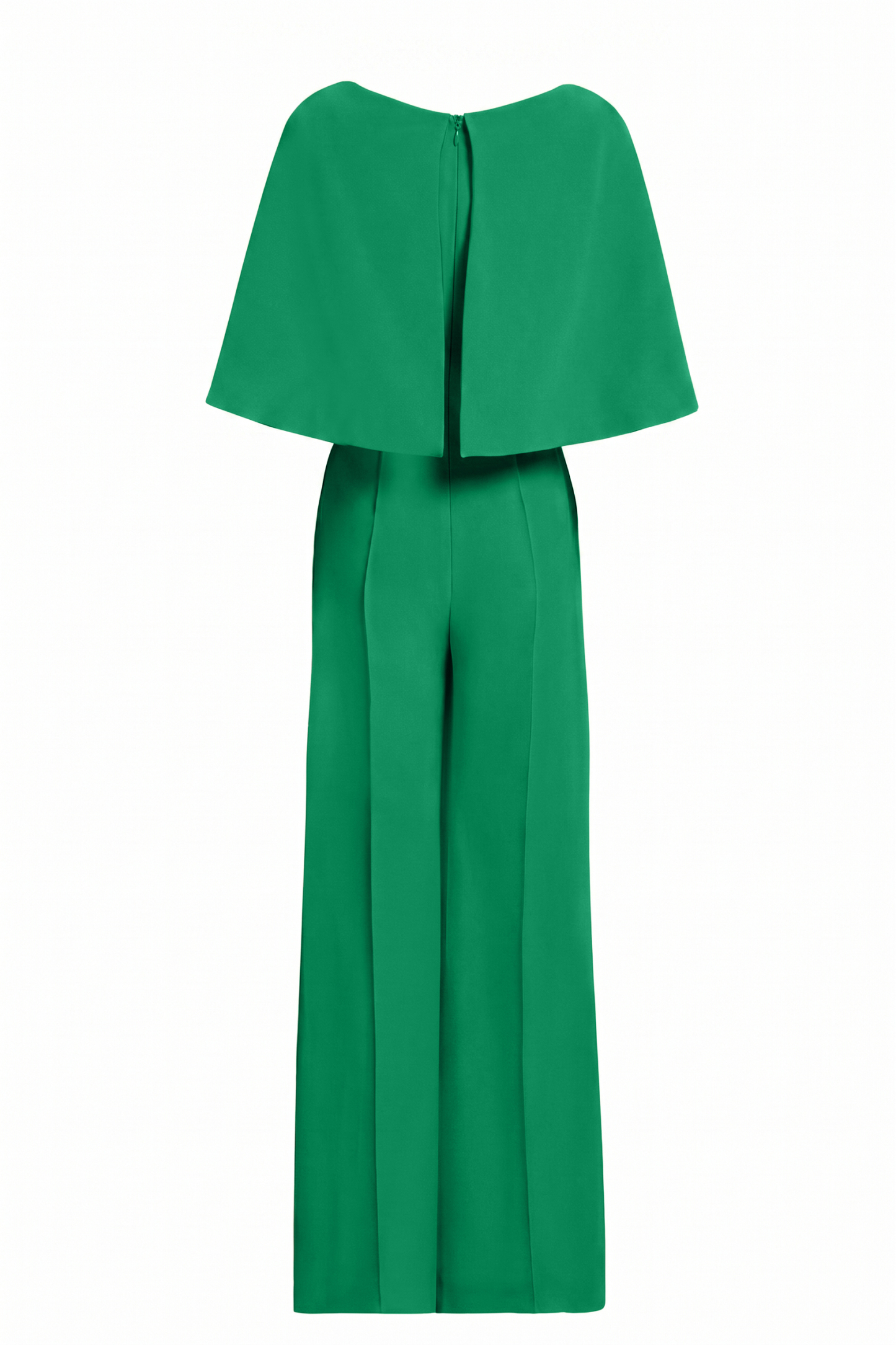 V-Neck Bow Cape Sleeve Jumpsuit