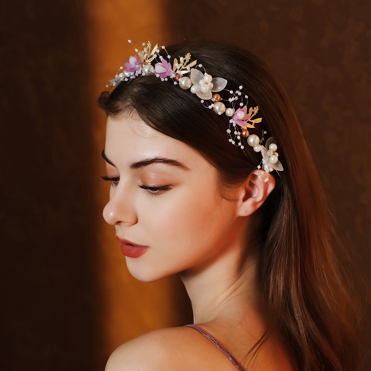 Retro Bridal Hair Accessories Pearl Headband