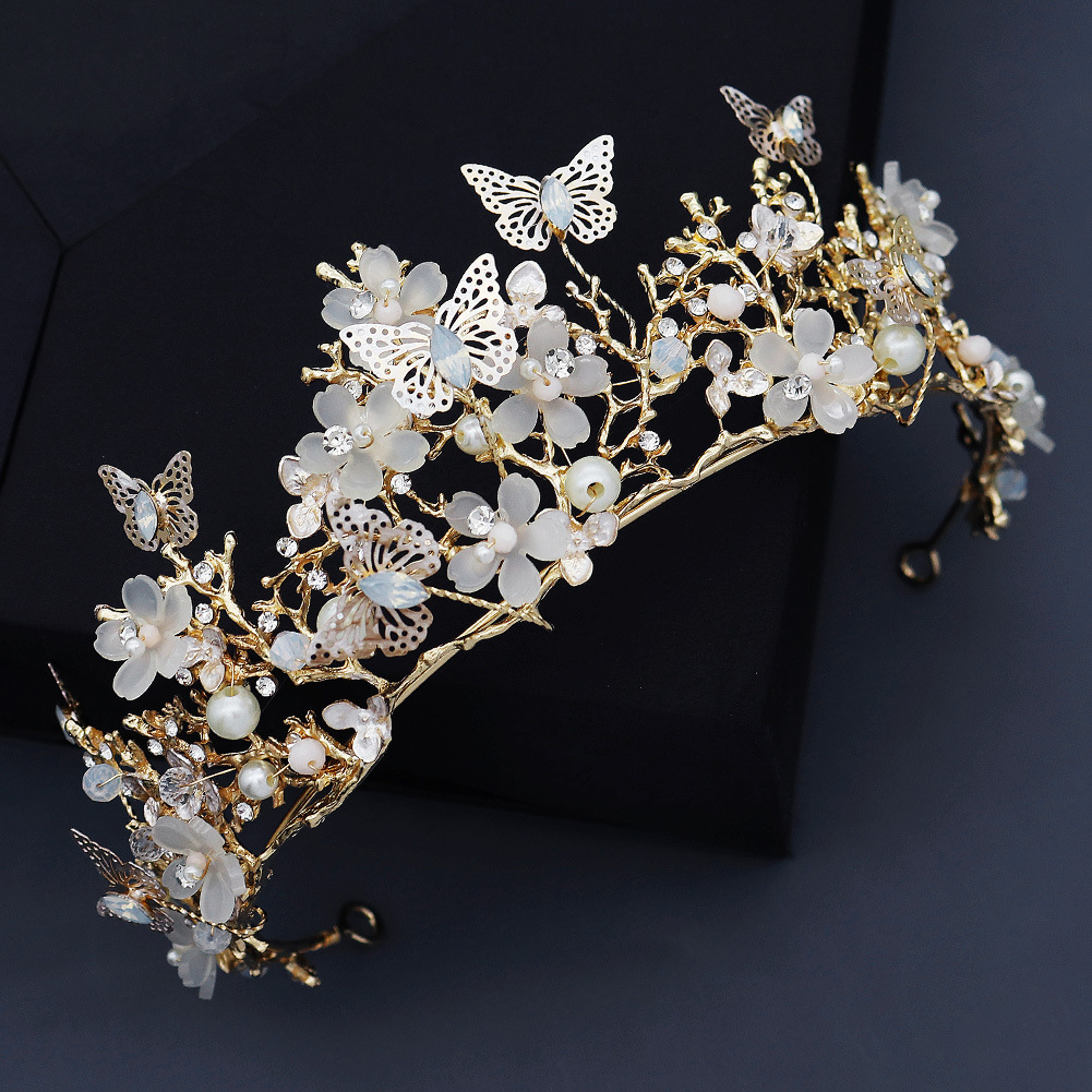 Handmade Butterfly Flower Crown Hair Accessories