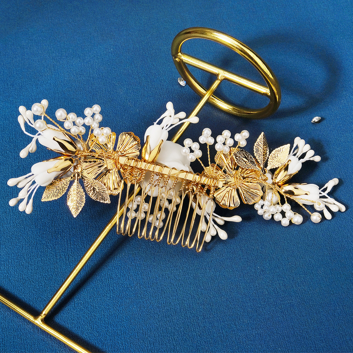 Elegant Flower Spike Bridal Hair Accessories
