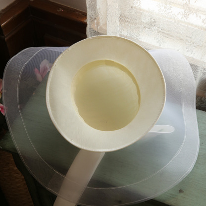 French Luxury Mesh Exaggerated Top Hat