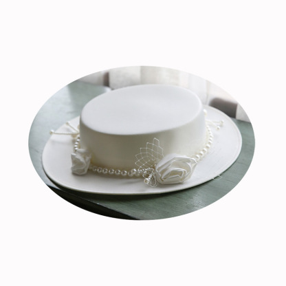 Elegant Vintage French Black Top Hat