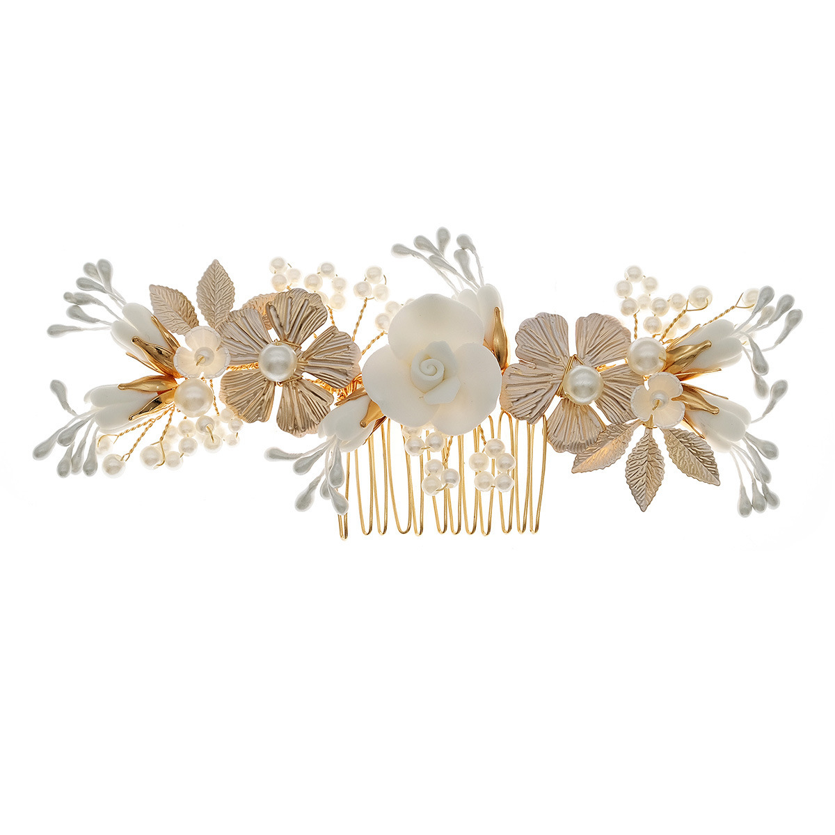 Elegant Flower Spike Bridal Hair Accessories