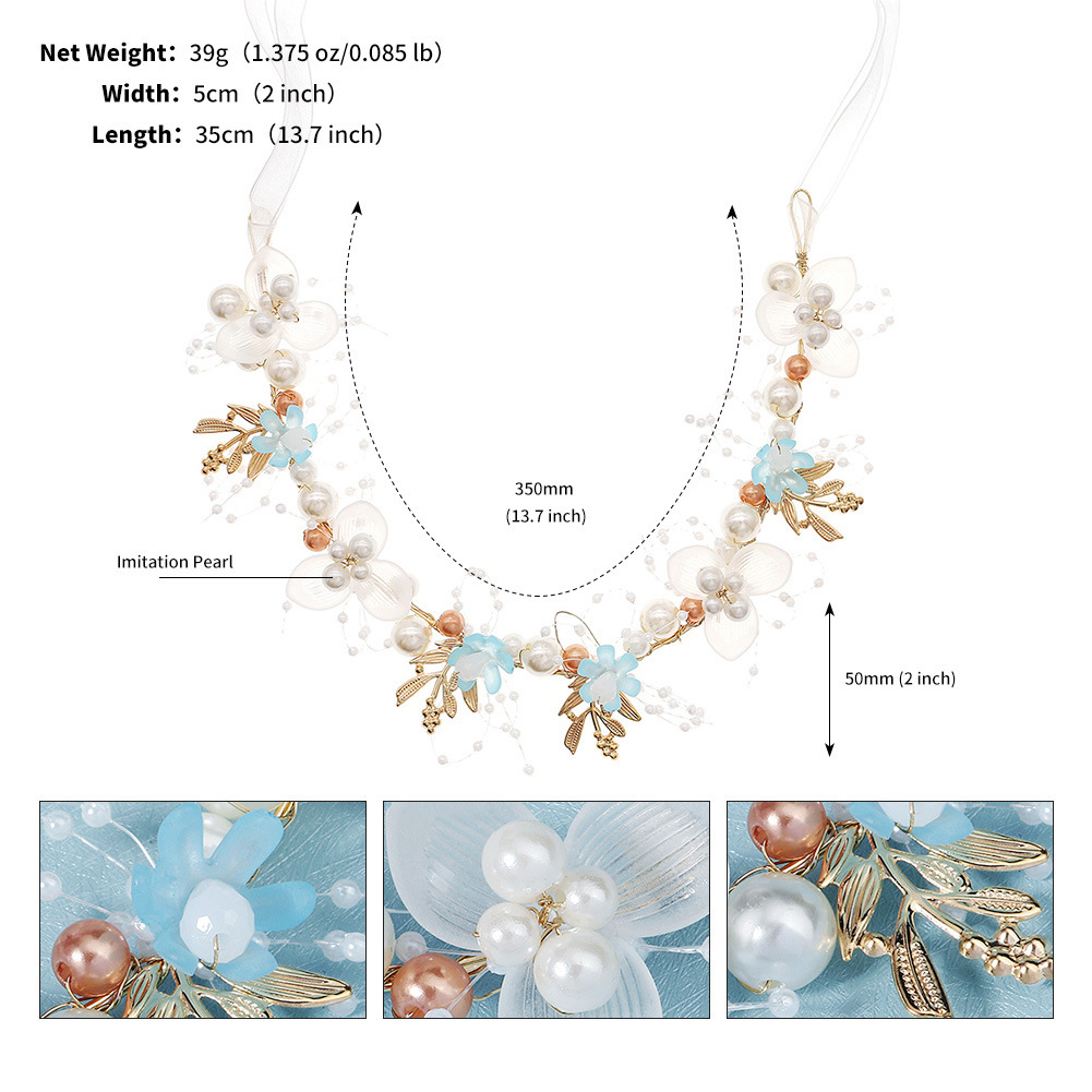 Retro Bridal Hair Accessories Pearl Headband