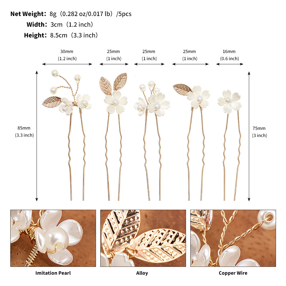 Bridal Tiara Crystal Pearl Plate Hair Comb