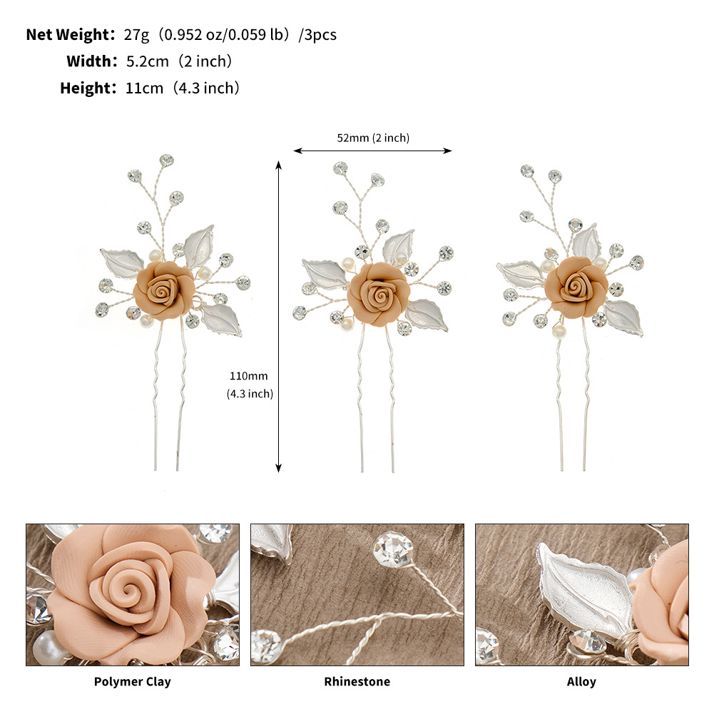 Bridal Tiara Crystal Pearl Plate Hair Comb