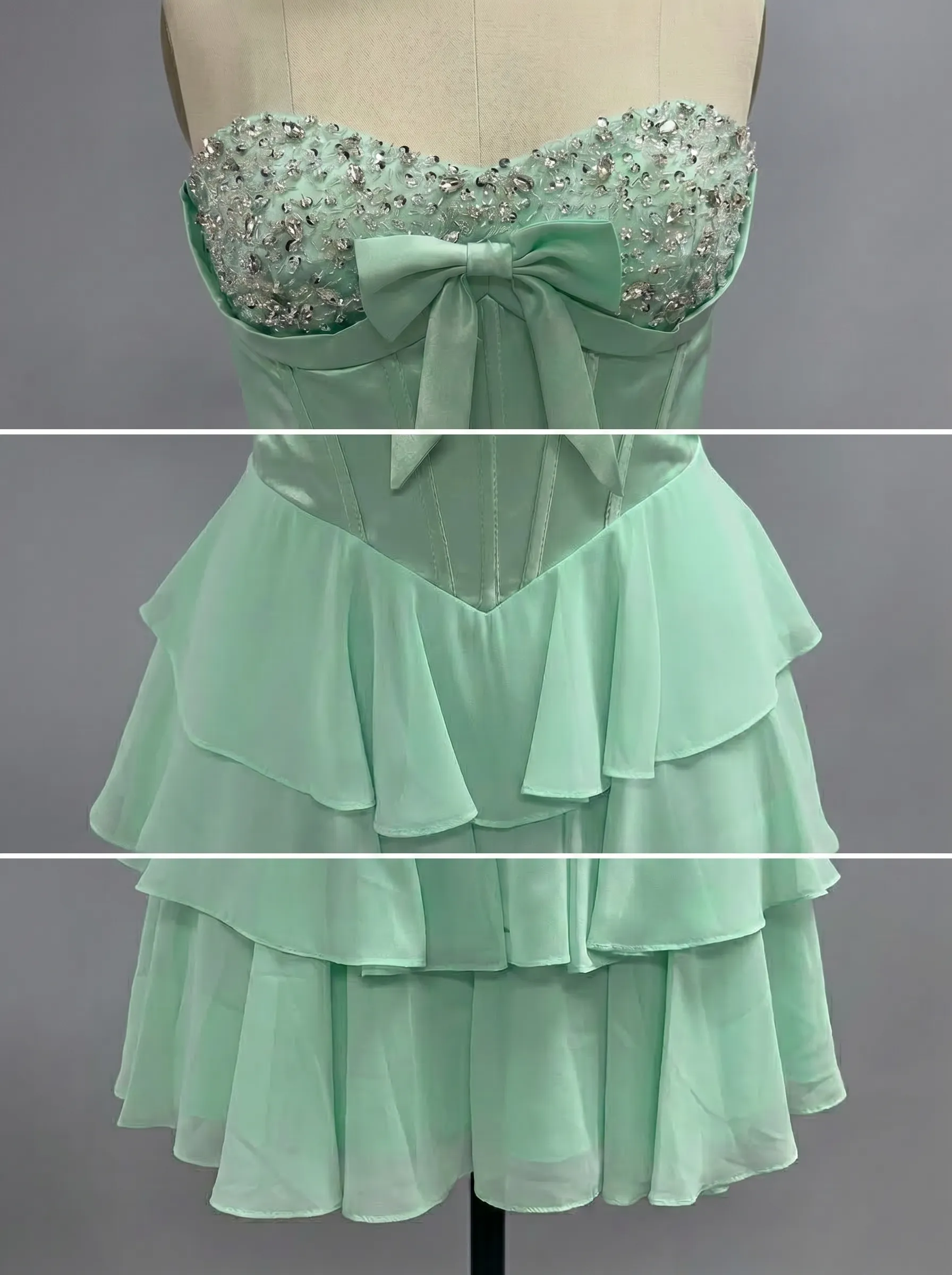 Fitted Strapless Brocade Gown | Luxury Mermaid Formal Evening Dress #3722 