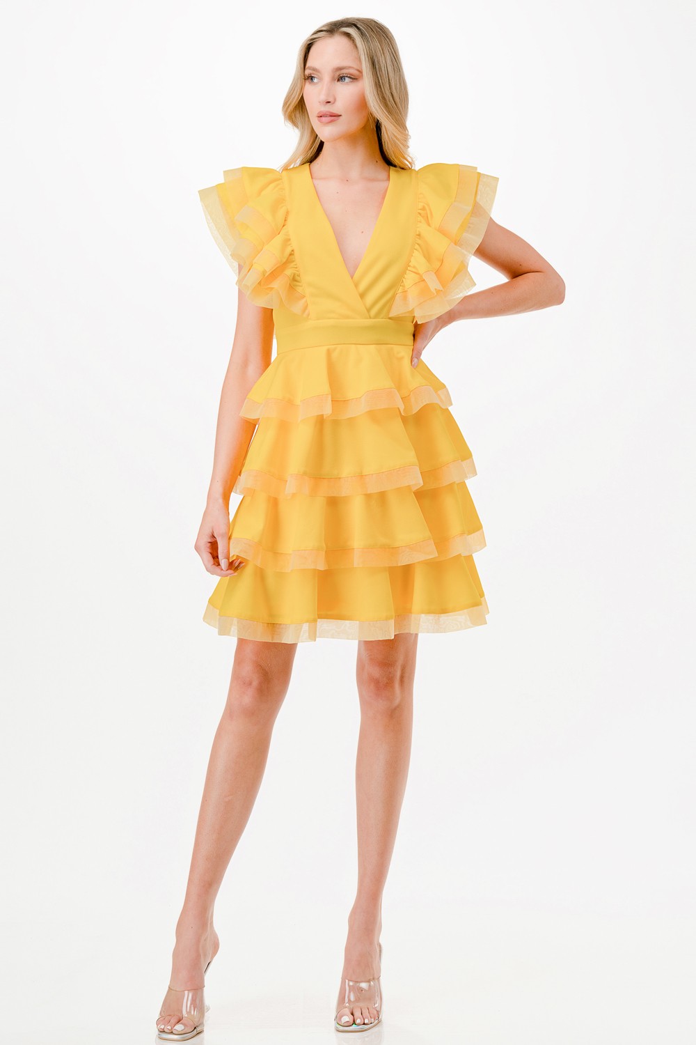 Tier Layers Short Dress