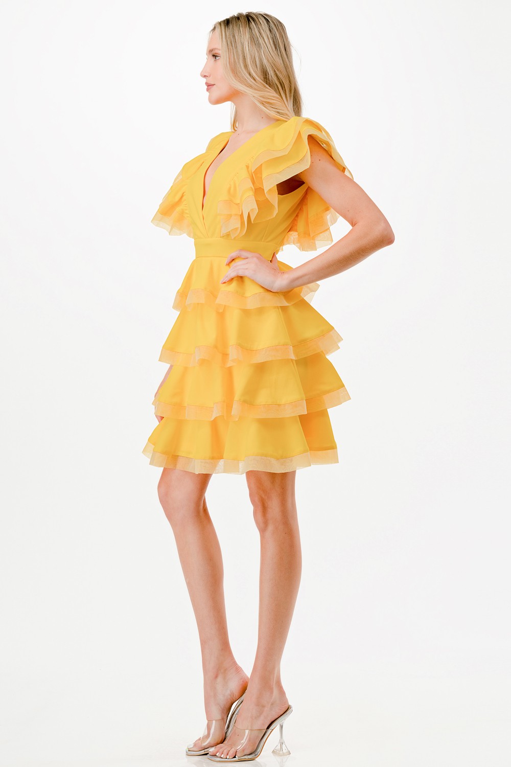 Tier Layers Short Dress