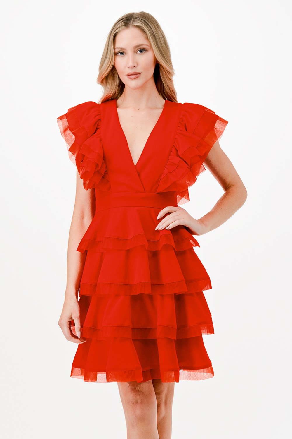 Tier Layers Short Dress