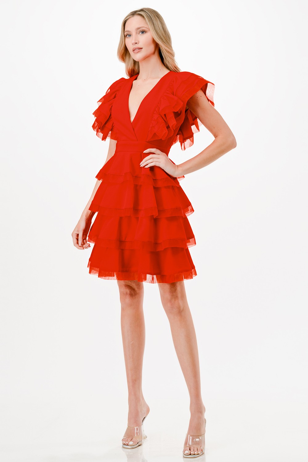 Tier Layers Short Dress