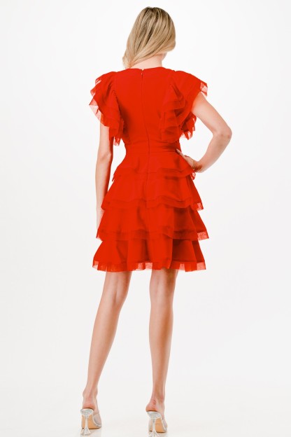 Tier Layers Short Dress