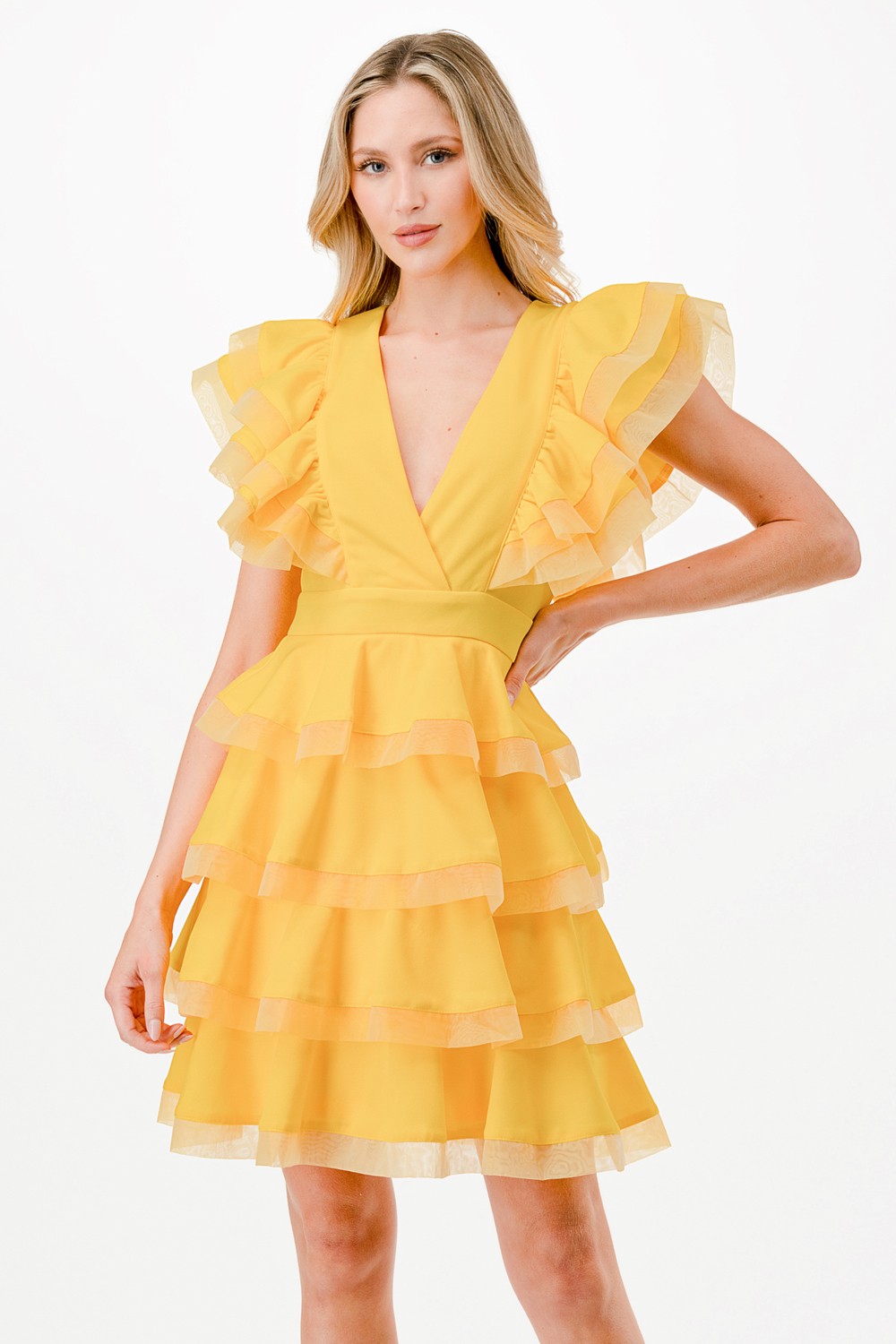 Tier Layers Short Dress