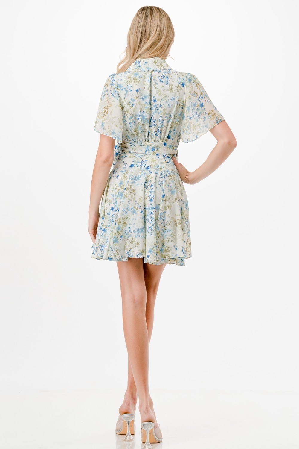 Floral Print Short Dress